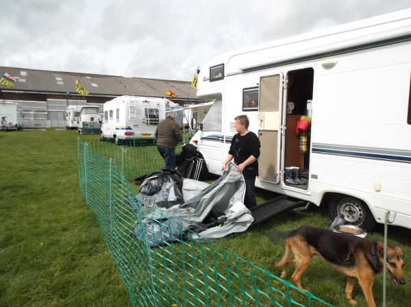 Mike & Dawn B and new awning