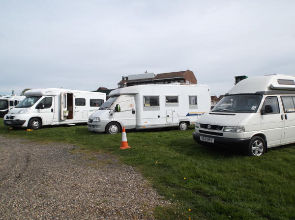 Lower end of rally site.