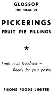 Pickerings advertisement
