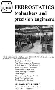 Ferrostatics advertisement