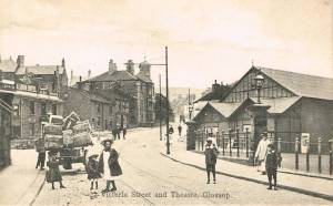 Victoria Street showing The Albion and Theatre Royal