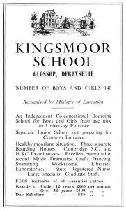 Kingsmoor advertisement