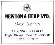 Newton & Heap advertisement