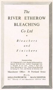 River Etherow Bleaching advertisement