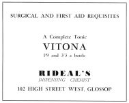 Rideal's advertisement