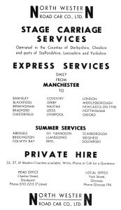 North Western advertisement