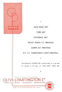 Olive & Partington advertisement