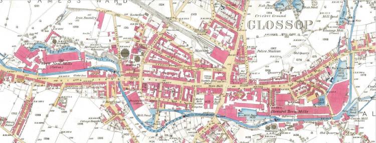 Glossop Brook map extract