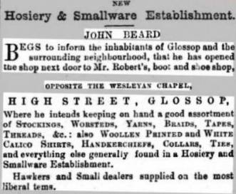 John Beard advertisement