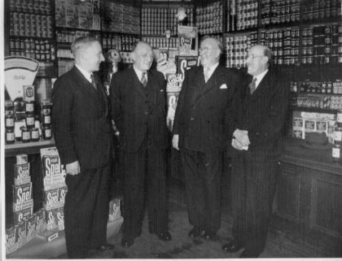 William Broadley second from left