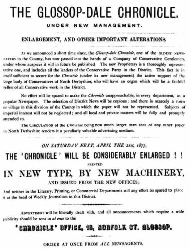 Chronicle advert
