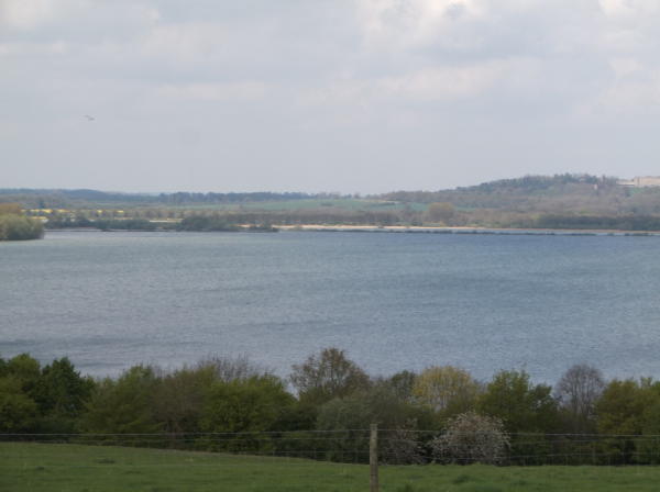 View from lower field