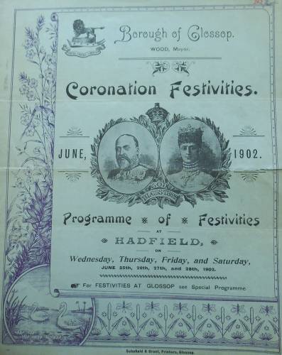 Cover of the Hadfield events programme