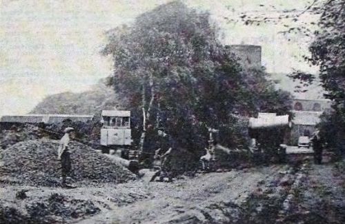 Road and sewer building at Carriage Drive