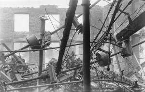 Ruined mill interior