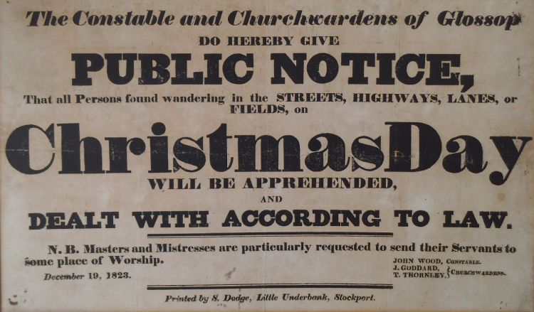 Christmas Day notice