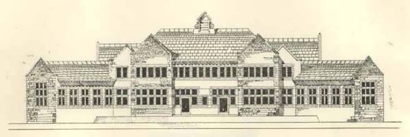 Partington Convalescent Home architect's drawing