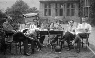 Wounded soldiers later in the war