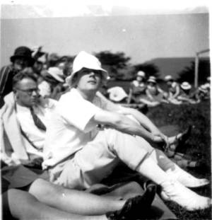 The German master (in hat), the English master behind